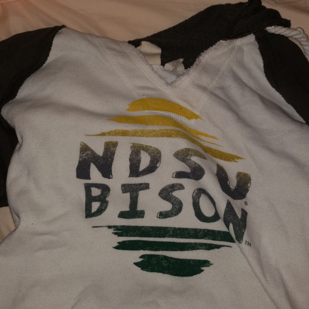 a NDSU sweatshirt